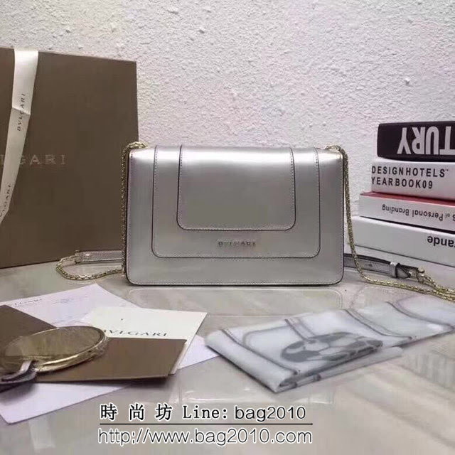 BVLGARI寶格麗 漆皮系列 時尚百搭 單層單鏈 單肩斜挎包 39174 FYD1385